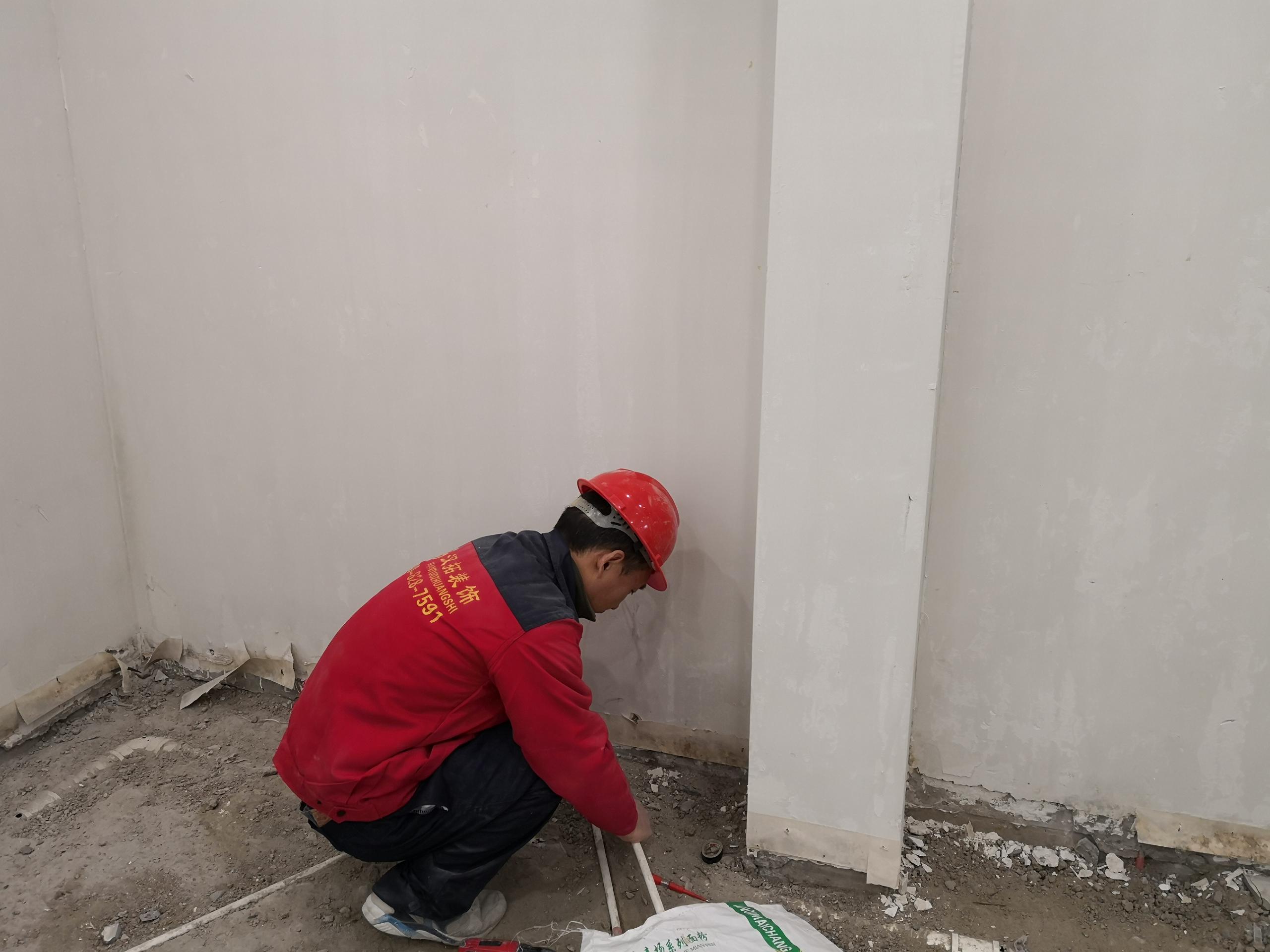 八喜供暖專賣店展廳牽手漢拓裝飾，施工進(jìn)行時(shí)....